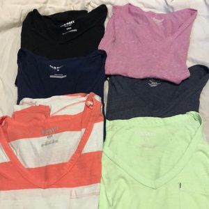 Old Navy T- Shirts many colors! (V necks)